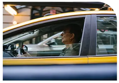 Driver at work